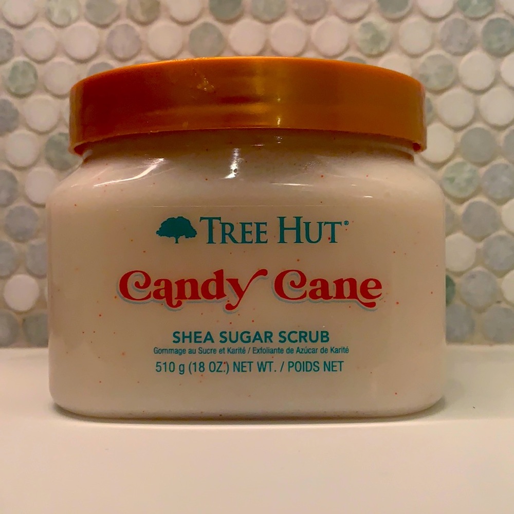candy cane tree hut scrub